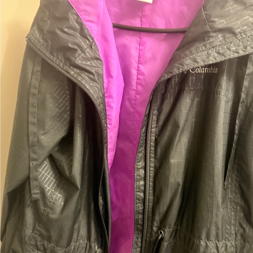 Columbia Women's Black and Purple Jacket